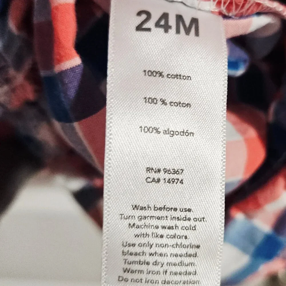 OshKosh B'Gosh Plaid Onesie